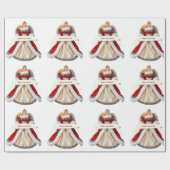 Peace on Earth Engel inpakpapier (Vlak)