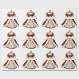 Peace on Earth Engel inpakpapier