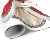 Peace on Earth Engel inpakpapier (Rol Hoek)