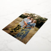 Peace on Earth Foto Kerst Kaart (Gedraaid)