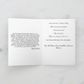 Peace on Earth Glas in lood Kerstkaart Feestdagen Kaart (Binnen)