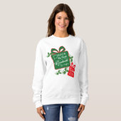 Peace on Earth Goodwill ChristmasT-Shirt Sweatshir Trui (Voorkant volledig)