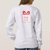 Peace on Earth Goodwill ChristmasT-Shirt Trui (Achterkant)