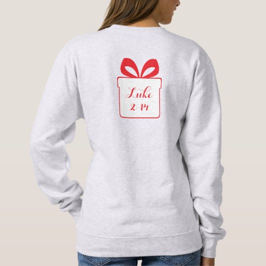 Peace on Earth Goodwill ChristmasT-Shirt Trui (Achterkant)
