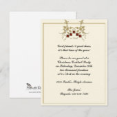 Peace on Earth Gouden Bloemen Tegels Kaart (Voorkant / Achterkant)