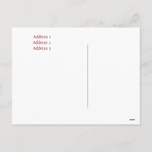 Peace on Earth Holiday Briefkaart (Achterkant)