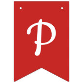 Peace on Earth Holiday Bunting Flags Vlaggetjes (Tweede vlag)