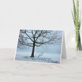 Peace on Earth Holiday Card Notitiekaartje