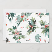 Peace on Earth Holiday-fotokaart Feestdagenkaart (Achterkant)