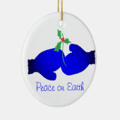Peace on Earth Holiday Ornament (Rechts)