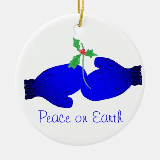 Peace on Earth Holiday Ornament (Voorkant)