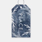 Peace On Earth, kerstcadeaubonnen Cadeaulabel (Voorkant)