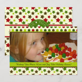 Peace on Earth-kerstfotokaart Feestdagenkaart (Voorkant / Achterkant)