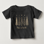 Peace on Earth Kerstmis Minimalistisch T-shirt (Voorkant)