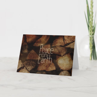 Peace on Earth-kerstontwerp Kaart