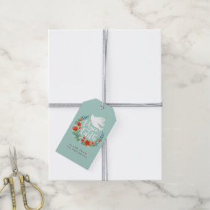 Peace on Earth-kerstscript Cadeaulabel