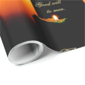 Peace on Earth kerstwrapping Paper Cadeaupapier (Rol Hoek)