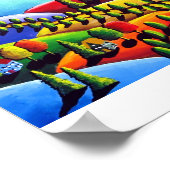 Peace on Earth Landscape Folk Art Print (Hoek)