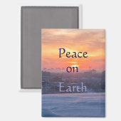 Peace On Earth Magneet (Voorkant / Achterkant)