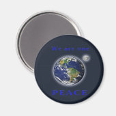 Peace on Earth Magneet (Voorkant / Achterkant)