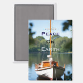 Peace On Earth  Magnet (Voorkant / Achterkant)
