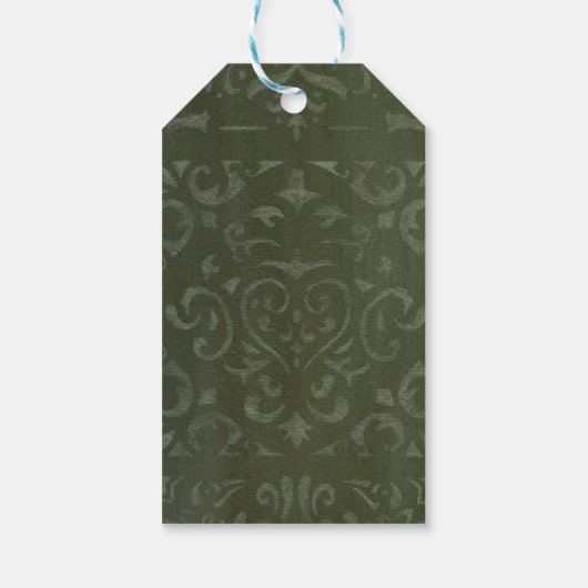 Peace On Earth met Bow and Bells Gift Label Cadeaulabel (Achterkant)