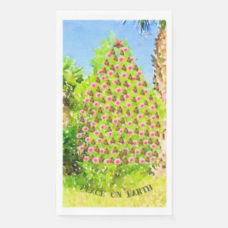 Peace on Earth Monarch Butterfly - kerstboom Servet