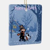 Peace on Earth Mose Goes Walkies Ornament (Rechts)
