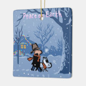 Peace on Earth Mose Goes Walkies Ornament (Links)