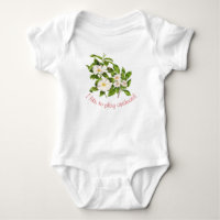 'Peace on Earth' op een Baby Bodysuit