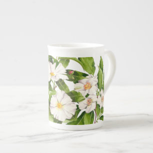 'Peace on Earth' op een Bone China-Mok (W) Porselein Kop