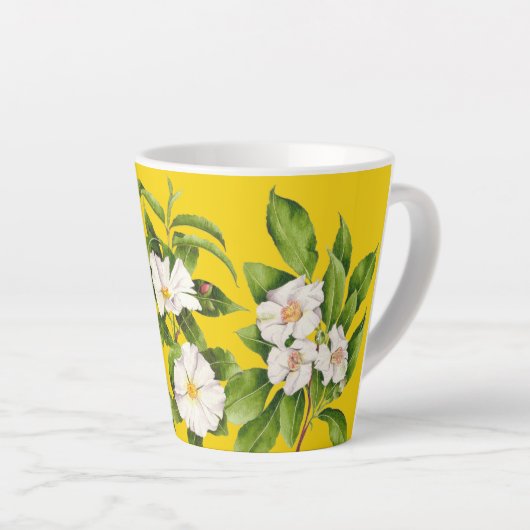 'Peace on Earth' op een kleine latte Mok (Rechterhoek)