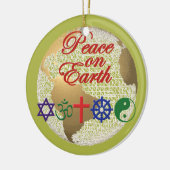 Peace on Earth Ornament (Links)