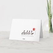 "Peace on Earth" Polair Beer en kerstster Kaart (Achterkant)