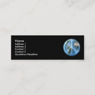 Peace on Earth Profile Card Mini Visitekaartje