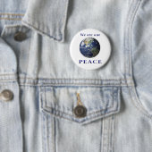 Peace on Earth Ronde Button 5,7 Cm (In situ)