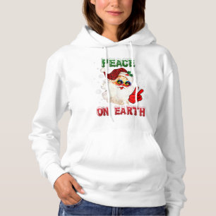 Peace On Earth Sign Merry kerstkerstkerstkerstkers Hoodie