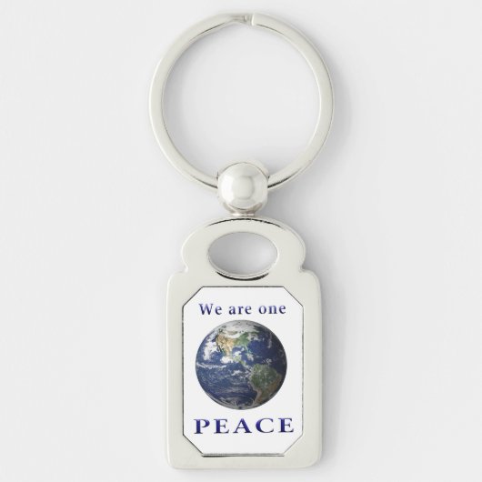 Peace on Earth Sleutelhanger (Voorkant)