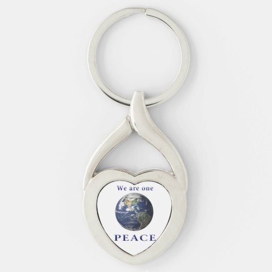 Peace on Earth Sleutelhanger (Voorkant)