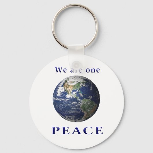 Peace on Earth Sleutelhanger (Voorkant)