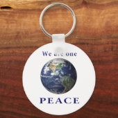 Peace on Earth Sleutelhanger (Voorkant)