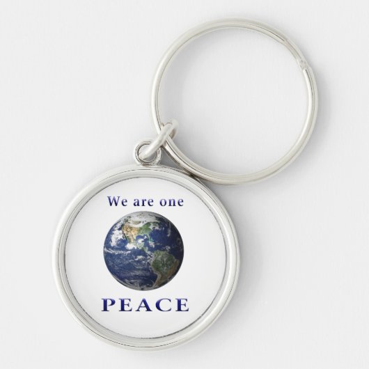 Peace on Earth Sleutelhanger (Voorkant)