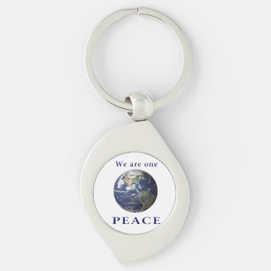 Peace on Earth Sleutelhanger (Voorkant)