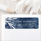 Peace on Earth - Terugkeeradreslabels voor Kerstmi Etiket (Insitu)