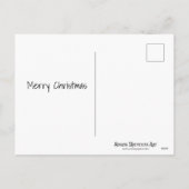 Peace on Earth Waterverf Muizen Christelijk Kerst Feestdagenkaart (Achterkant)