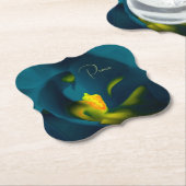 "Peace"-Onderzetter voor elegant orchidee papier Kartonnen Onderzetters (Gekanteld)