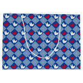 Peace Orizuru Pattern Groot Cadeauzakje (Achterkant)