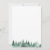 Peace Out 2021 Forest Border Happy New Year Feestdagenkaart (Achterkant)