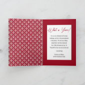 Peace Out 2023 Wat een jaar 3 fotocollage - Rood Feestdagen Kaart (Binnen)