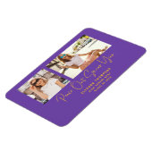 Peace Out 2 Photo 2022 Afstuderen kondigt Paars aa Magneet (Linkerzijde)